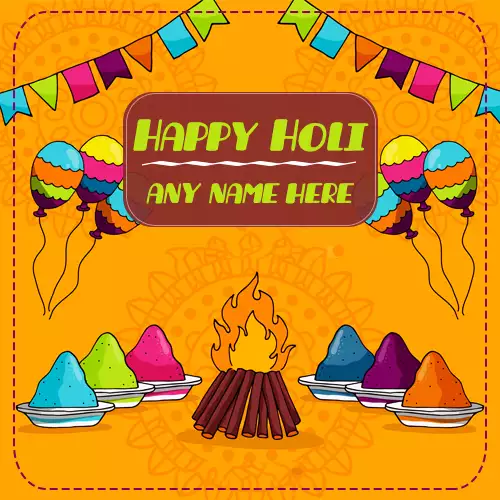 Happy Holi Images With Name